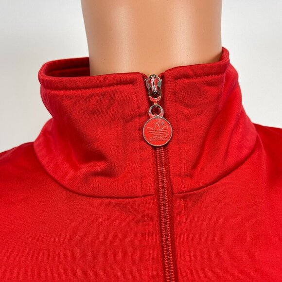 Adidas Embroidered Color Block Track Jacket Vintage 90s Trefoil Logo Size XL - Picture 3 of 5